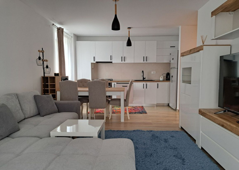 Apartament 2 camere + balcon + parcare – Urban Plaza Brașov – complet mobilat