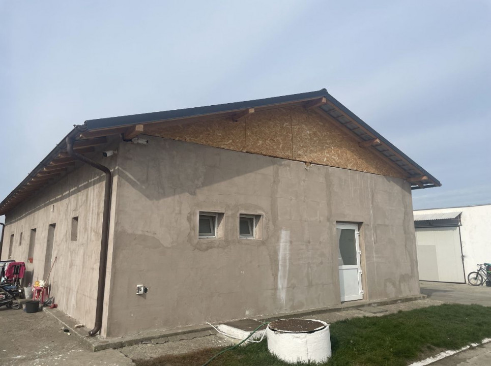 Proprietate industrială de vânzare – 4 hale + birouri + teren generos 