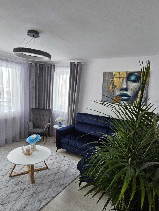 Apartament 2 camere modern Coresi, complet mobilat, parcare inclusă