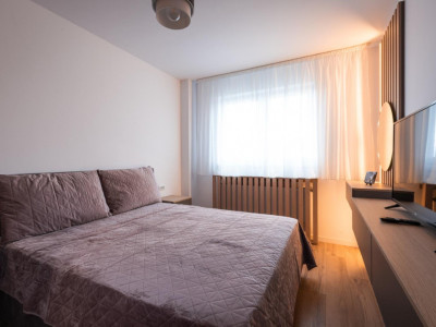 Studiou modern de închiriat în Brașov, terasă impresionantă