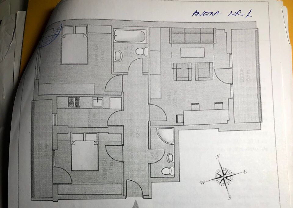 Apartament  cu 3 camere, decomandat, în complexul rezidențial - Theodor Pallady